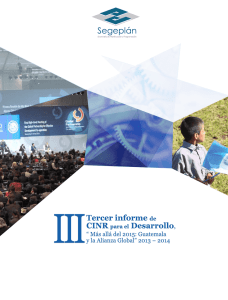 Tercer informe de CINR para el Desarrollo y la alianza global 2013-2014