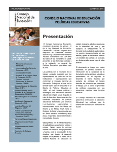 Políticias Educativas - CNE