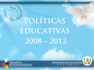 Política Educativa 2008-2012