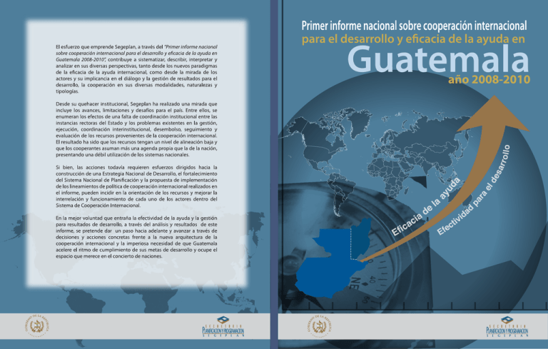 Primer Informe Nacional Sobre La Cooperaci N Internacional