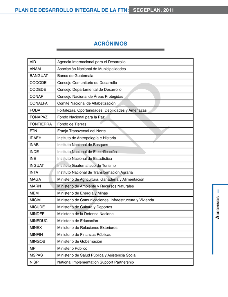 Plan De Desarrollo De La Franja Transversal Del Norte Descargar