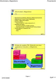 Electricidad y Magnetismo Presentación