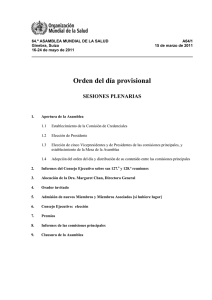 Orden del día provisional [pdf 84kb]