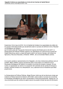 Guatemala, 04 de mayo de 2016. Con la finalidad de... Resultad que formarán parte del Presupuesto General de Ingresos del Estado... os Estratégicos de Gobierno
