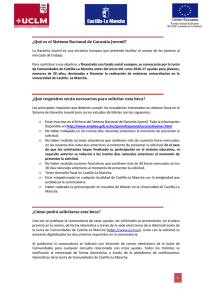 ¿Qué es el Sistema Nacional de Garantía Juvenil?