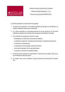 Pruebas de Acceso a Enseñanzas Universitarias