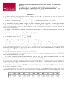 Pruebas de Acceso a Ense˜ nanzas Universitarias Oficiales de Grado (2015) Materia: