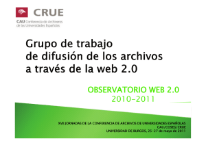 Observatorio Web 2.0 archivos (2010/2011)(se abrirá en una ventana nueva)
