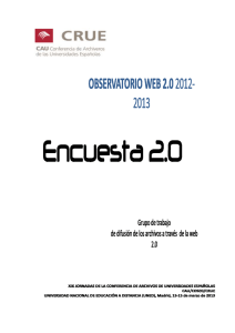 Observatorio Web 2.0 archivos. Encuesta 2012(se abrirá en una ventana nueva)