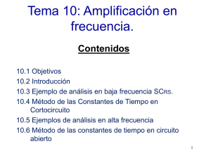 Tema 10: Amplificación en frecuencia. Contenidos