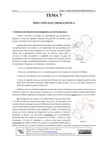 TEMA 7 INDUCCIÓN ELECTROMAGNÉTICA