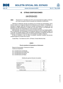 BOLETÍN OFICIAL DEL ESTADO UNIVERSIDADES III.  OTRAS DISPOSICIONES 3584