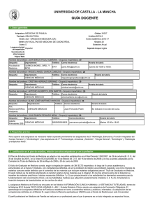 Medicina de Familia [6, 3 de ellos corresponden obligatoriamente a las prácticas tuteladas del módulo V] (obligatoria)