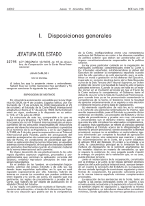 Ley Org nica 18/2003, de 10 de diciembre, de Cooperaci n con la Corte Penal Internacional (BOE)