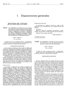 Ley Org nica 13/2003, de 24 de octubre, de reforma de la Ley de Enjuiciamiento Criminal en materia de prisi n provisional (BOE)