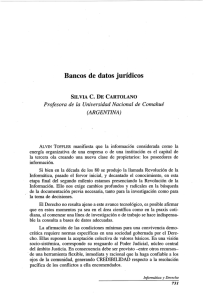 Bancos  de  datos jurídicos (ARGENTINA)