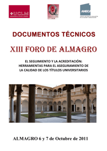 XIII FORO DE ALMAGRO D O C