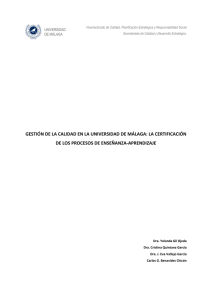 Vicerrectorado de Calidad, Planificación Estratégica y Responsabilidad Social