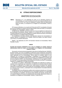 BOLETÍN OFICIAL DEL ESTADO MINISTERIO DE EDUCACIÓN III.  OTRAS DISPOSICIONES 14913