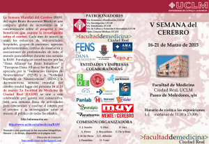 Tríptico Semana del Cerebro 2015