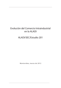 Libro Evolución comercio intraindustrial ALADI