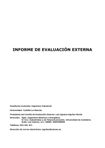 INFORME DE EVALUACIÓN EXTERNA