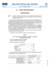 BOLETÍN OFICIAL DEL ESTADO UNIVERSIDADES III.  OTRAS DISPOSICIONES 2422