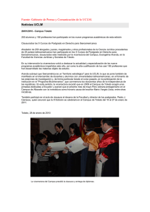 Clausurados los X Cursos de Postgrado en Derecho para Iberoamericanos.