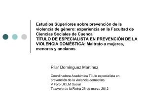Estudios Superiores sobre prevención de la Ciencias Sociales de Cuenca
