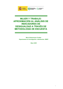 Muller e Traballo indicadores de desigualdade