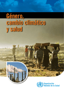 Xénero, cambio climático e saúde