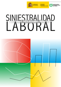 Informe sinistralidade laboral xaneiro - decembro 2015