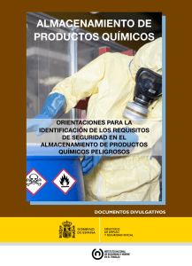 "Almacenamento de produtos químicos. Orientacións para a identificación dos requisitosde seguridade no almacenamento de produtos químicos perigosos"