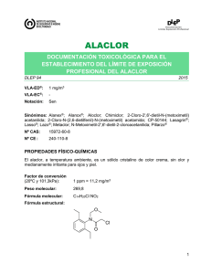 DLEP 94. Alaclor - Año 2015 (pdf, 179 Kbytes)