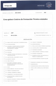 Mensaje Centros de Formación Técnica