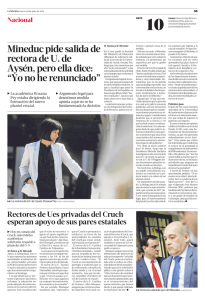 Mineduc pide salida de rectora de U. de Aysén, pero ella dice: “Yo no he renunciado”