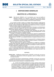 Real Decreto 1696/2012