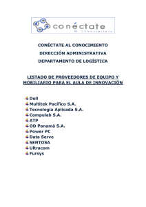Documento sobre los Proveedores del Departamento de Logística.pdf