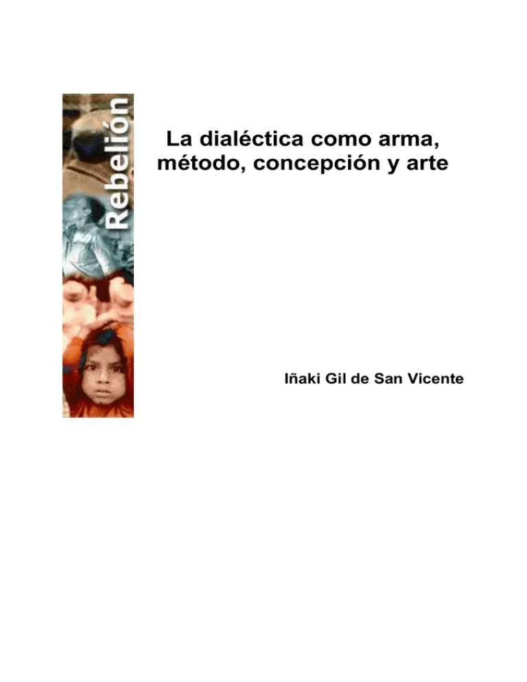 La Dial ctica M todo Y Concepci n pdf