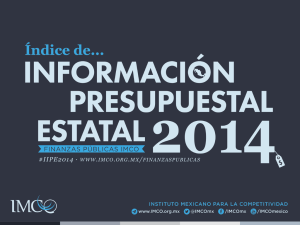 Presentación de resultados IIPE 2014