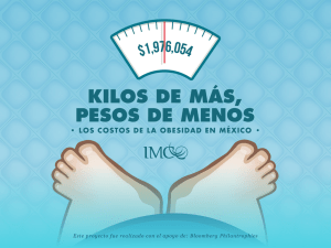 Presentación de Fátima Masse  Kilos de más, pesos de menos: Los costos de la obesidad en México