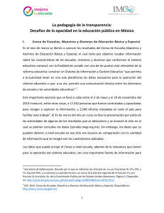 La pedagogía de la transparencia: Desafíos de la opacidad en la educación pública en México