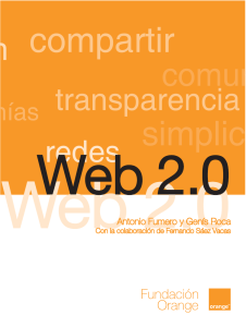 Web 2.0- Fundacion Orange