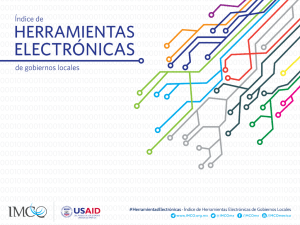 Presentación Índice de herramientas electrónicas de gobiernos locales