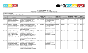 DELEGACI&oacute;N TLALPAN CUESTIONARIO MENSUAL DE JUNIO DE 2012