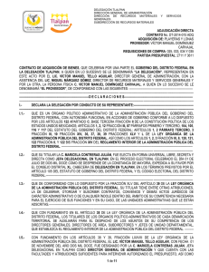 DELEGACI&Oacute;N TLALPAN DIRECCI&Oacute;N GENERAL DE ADMINISTRACI&Oacute;N DIRECCI&Oacute;N DE