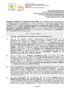 DELEGACI&Oacute;N TLALPAN DIRECCI&Oacute;N GENERAL DE ADMINISTRACI&Oacute;N DIRECCI&Oacute;N DE RECURSOS MATERIALES Y SERVICIOS GENERALES