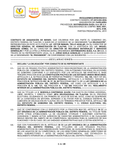 DELEGACI&Oacute;N TLALPAN DIRECCI&Oacute;N GENERAL DE ADMINISTRACI&Oacute;N DIRECCI&Oacute;N DE RECURSOS MATERIALES Y SERVICIOS GENERALES