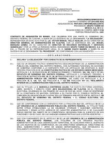 DELEGACI&Oacute;N TLALPAN DIRECCI&Oacute;N GENERAL DE ADMINISTRACI&Oacute;N DIRECCI&Oacute;N DE RECURSOS MATERIALES Y SERVICIOS GENERALES