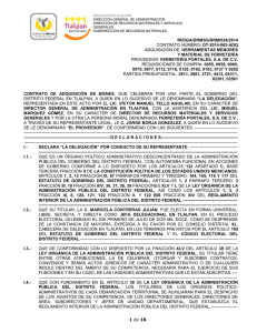 DELEGACI&Oacute;N TLALPAN DIRECCI&Oacute;N GENERAL DE ADMINISTRACI&Oacute;N DIRECCI&Oacute;N DE RECURSOS MATERIALES Y SERVICIOS GENERALES